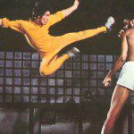 Bruce Lee Flying Kick Photo