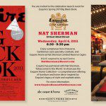 Esquire Big Black Book Launch At Nat Sherman