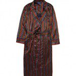 Derek Rose Striped Silk Robe
