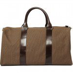 A.P.C. Canvas And Leather Travel Bag