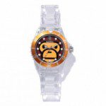 bathing-ape-baby-milo-clear-bapex-watch