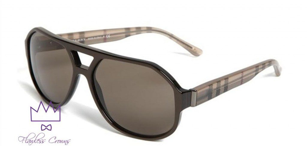 Burberry Double Bridge Aviator Sunglasses