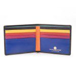Launder London Multi-Colour Leather Wallet