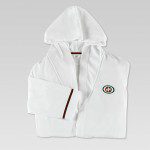 Gucci Men's Bathrobe With Interlocking G Signature Web Detail