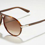 Gucci Plastic Aviator Sunglasses Havana Brown 2