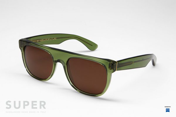 Super Retro Super Future Flat Top Small D Green