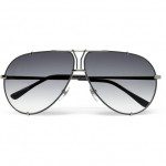 Yves Saint Laurent 'Y' Logo Aviator Sunglasses