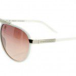 Armani Exchange Sporty Aviator Sunglasses White
