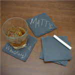 Chalk It Up Chalkboard Coasters