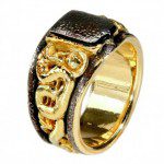 Marco Baroni Gold And Iron Ring