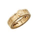 Versace Yellow Gold Medusa Head Ring