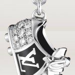 Louis Vuitton Men's Diamond Football Boot Charm In White Gold