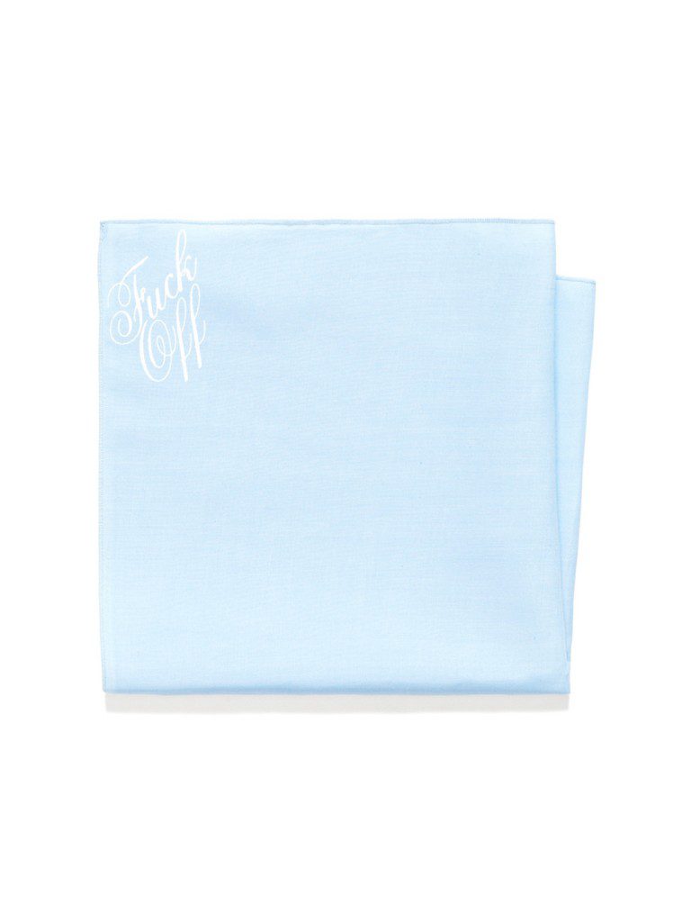Mark McNairy Fuck Off Pocket Square Collection Mark McNairy Fuck Off Pocket Square Collection