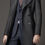 Burberry Virgin Wool Houndstooth Greatcoat