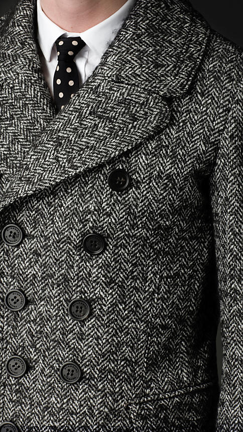 Burberry Sartorial Herringbone Top Coat