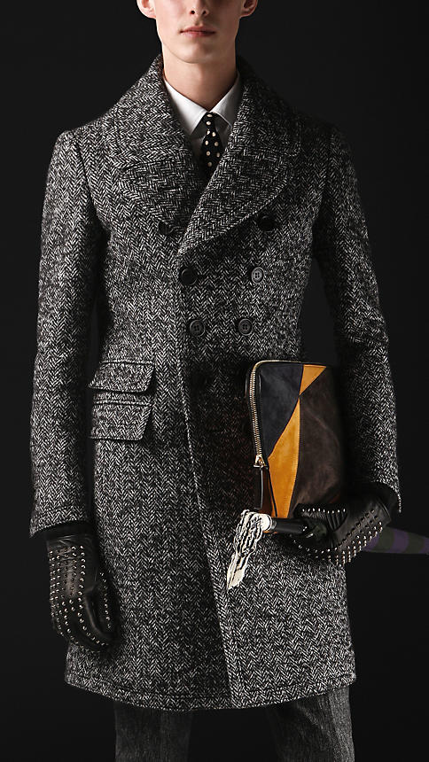 Burberry Sartorial Herringbone Top Coat