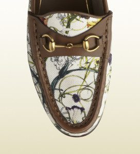 Gucci Anniversary Horsebit Loafer In Mini Flora Infinity Canvas