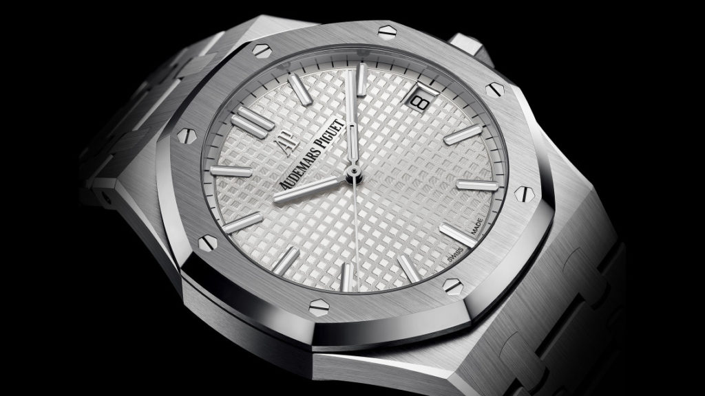 Audemars Piguet 41MM Royal Oak In Silver And White