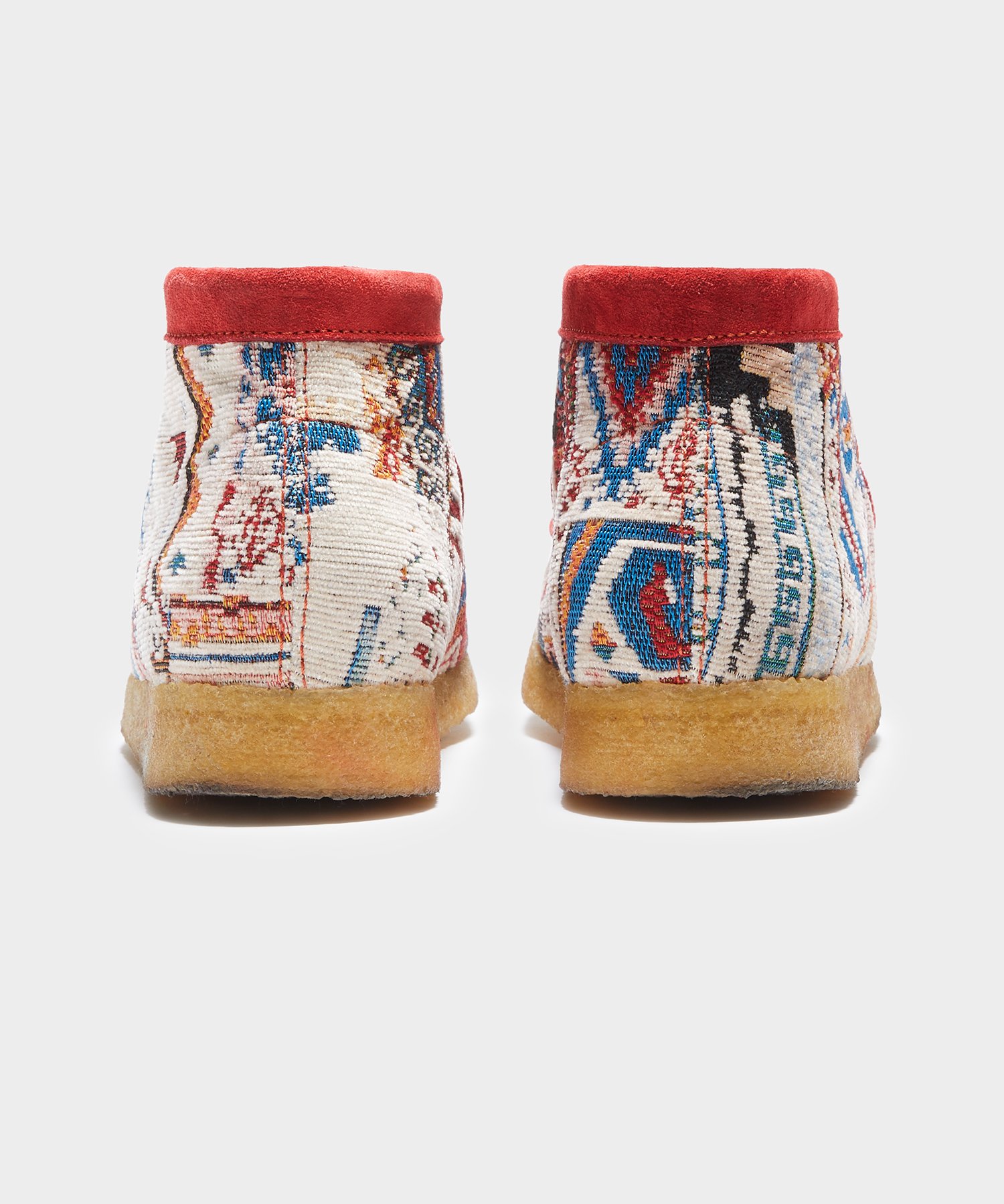 Todd snyder x clarks best sale originals kaleidoscopic red wallabee boot