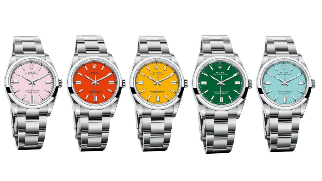 Rolex Oyster Perpetual 36 Color Collection