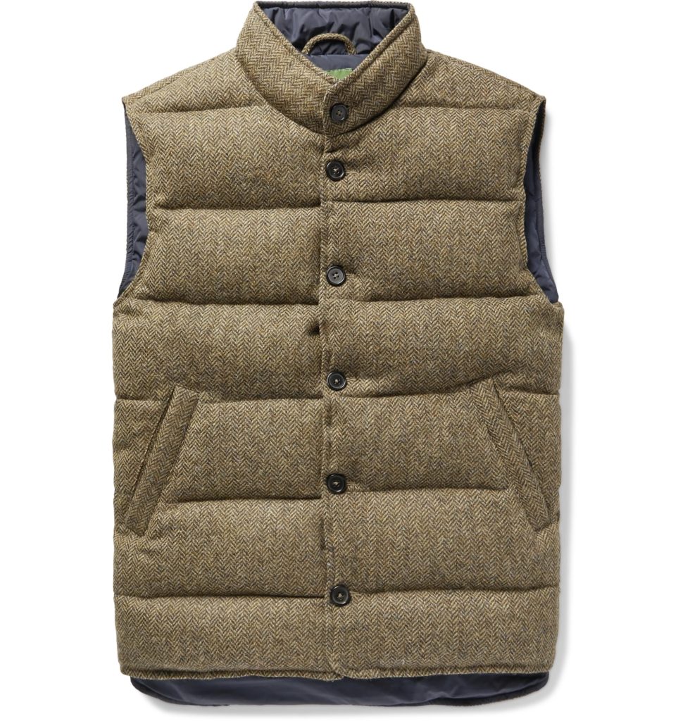 Sid Mashburn Herringbone Wool Vest