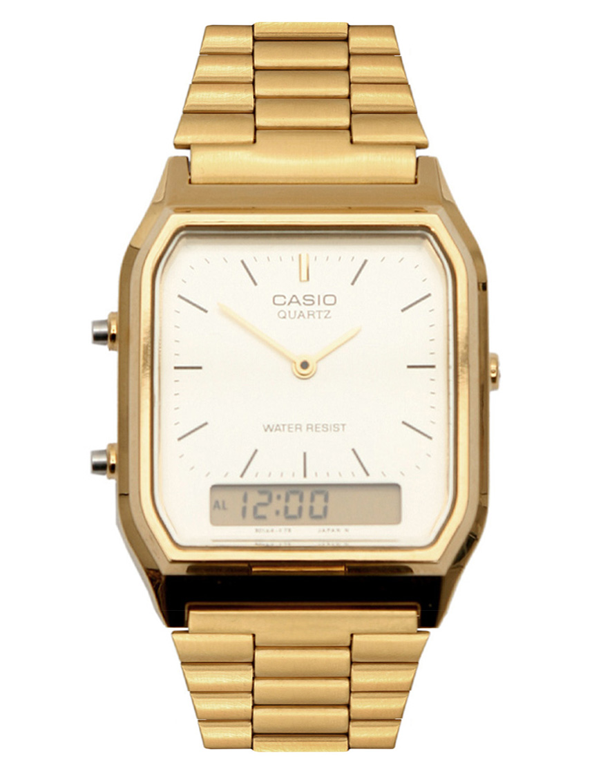 Casio Gold Retro Dial Digital Watch