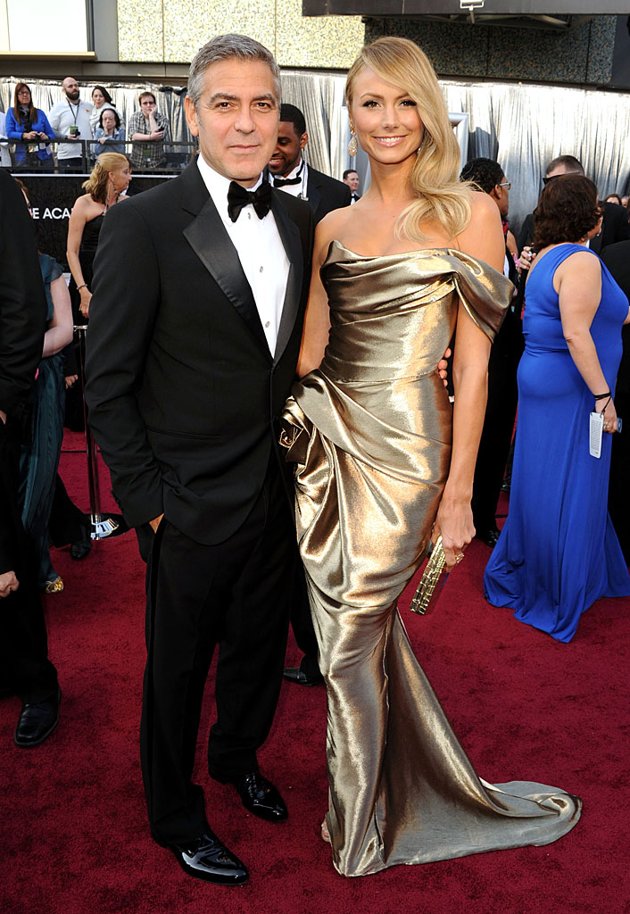 George Clooney 2012 Academy Awards Red Carpet