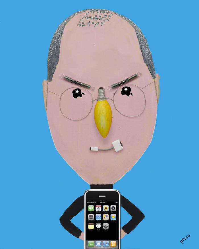 Steve Jobs By Hanoch Piven