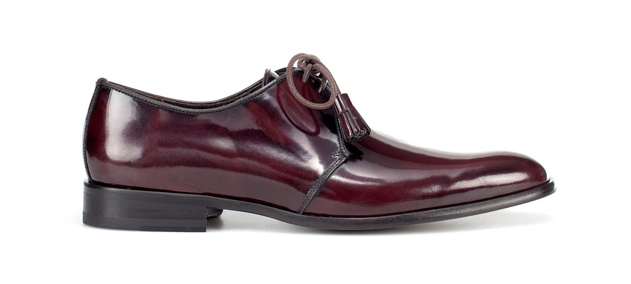 Zara Men's Blucher Shoe With Bow And Tassels