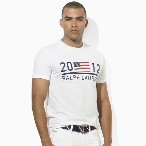 Polo Ralph Lauren 2012 U.S. Olympic Collection Team USA RL Ringer T-Shirt