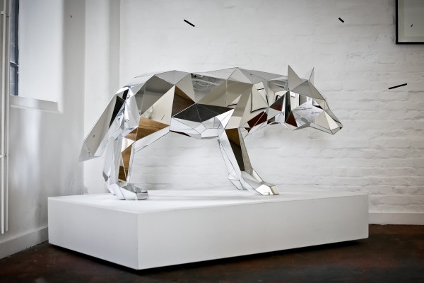 Arran Gregory Wolf Sculpture