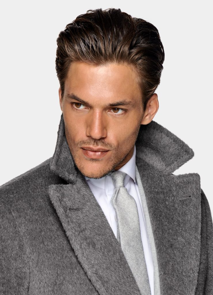 Suitsupply Mid Grey Polo Coat