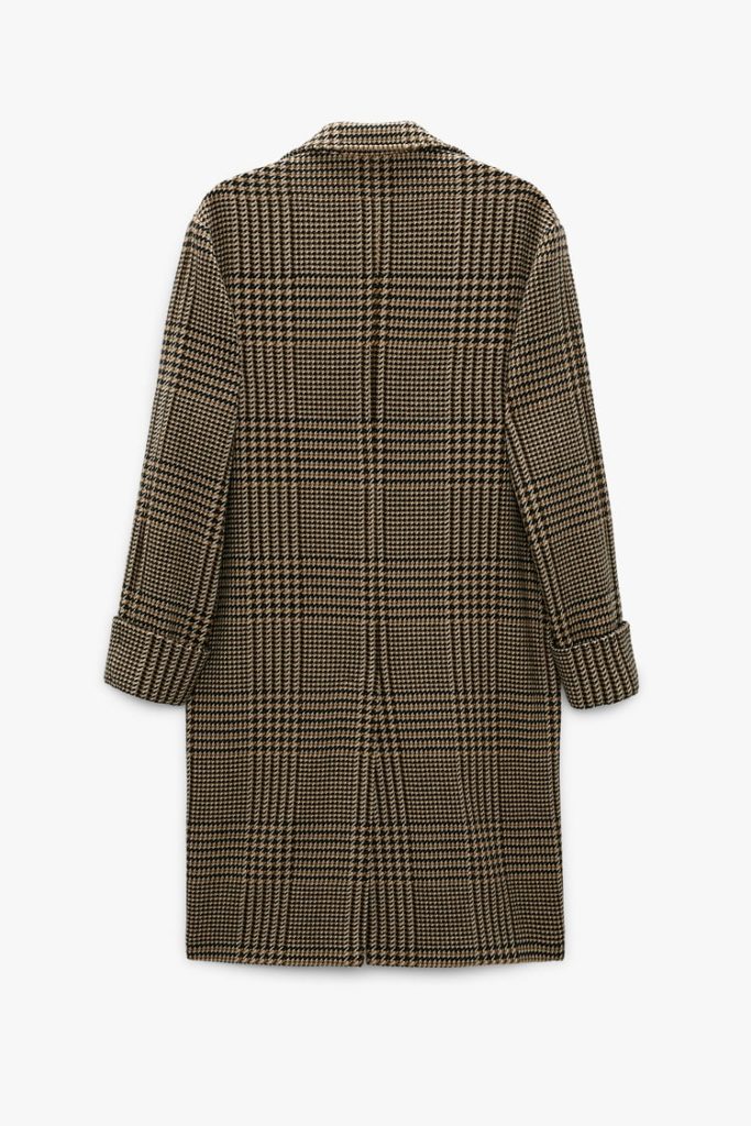 Zara Man Plaid Coat