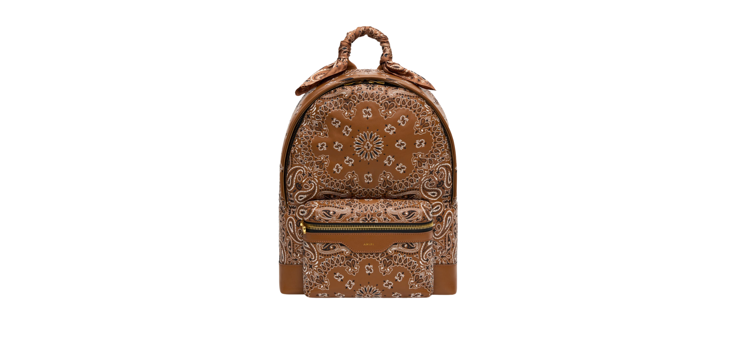 Mcm Mini Stark bandana-print Backpack - Black