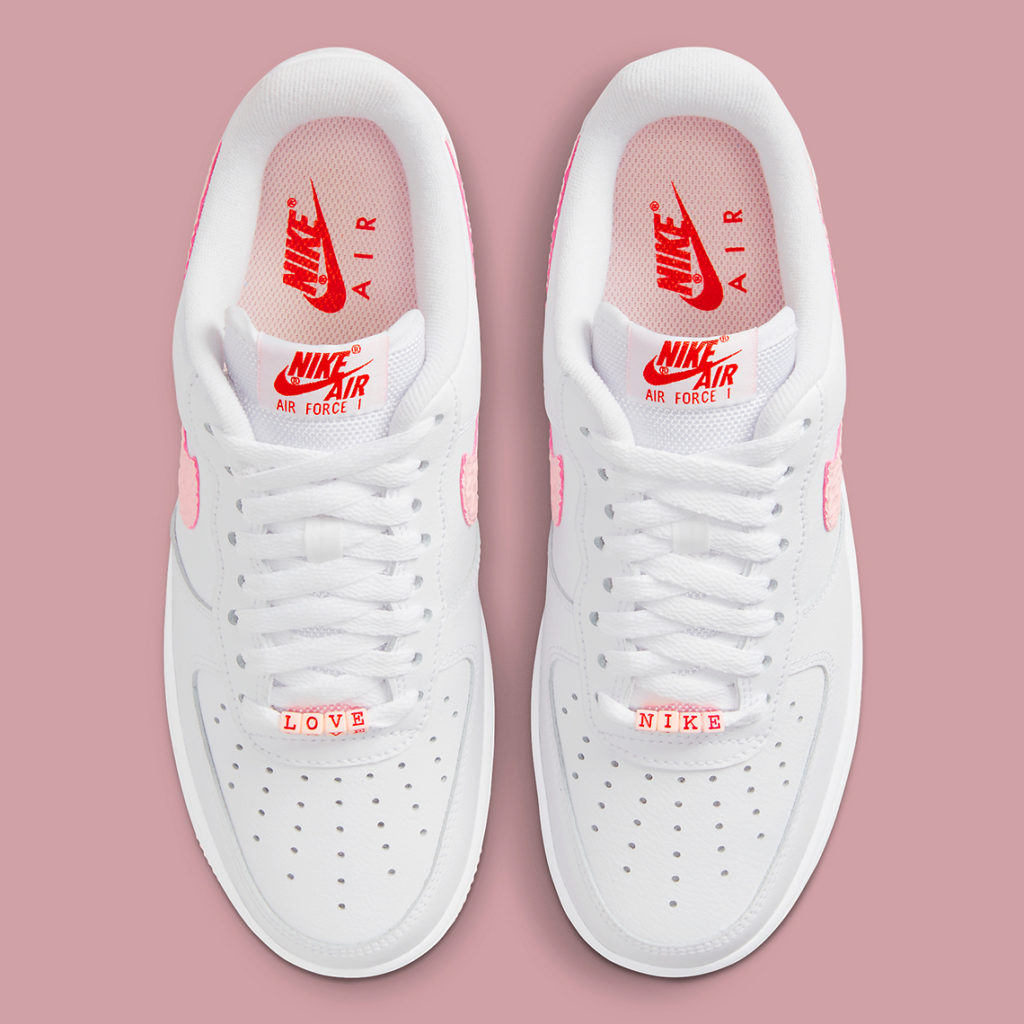 2022 Valentine's Day Air Force 1 Sneakers - Flawless Crowns