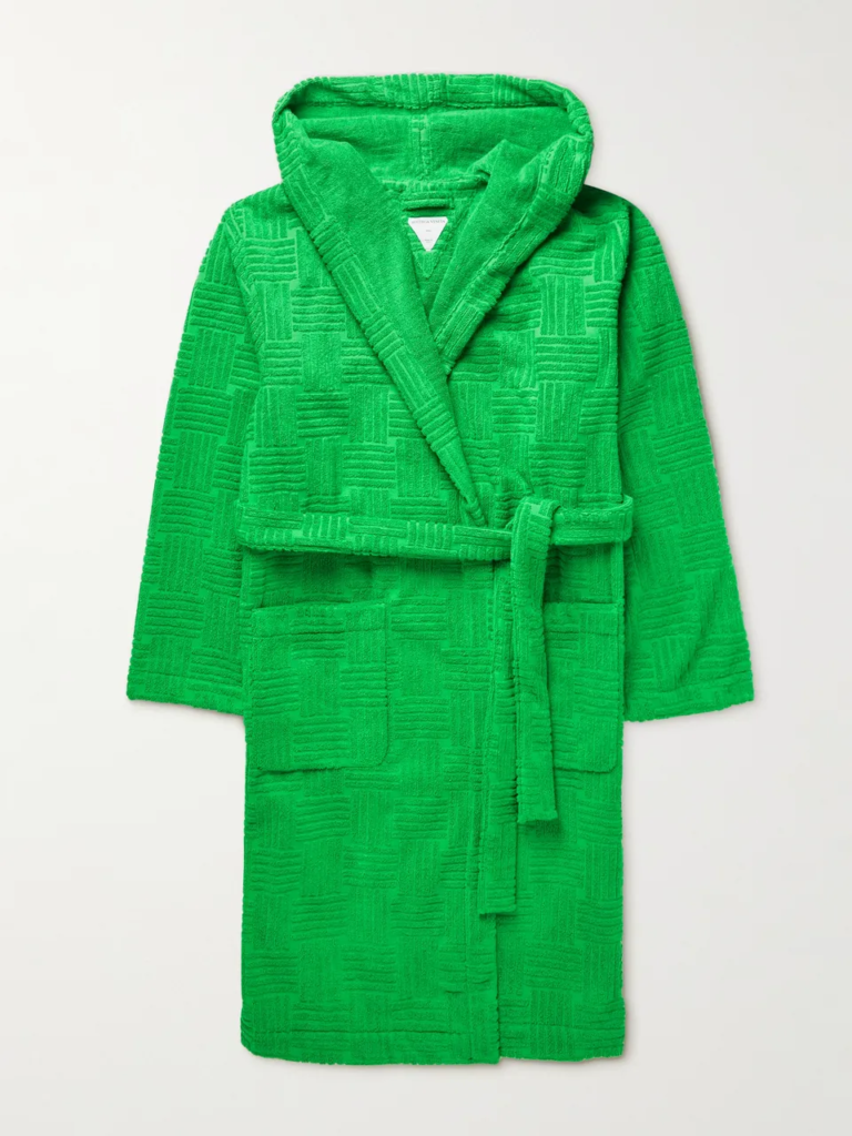 Bottega Veneta Jacquard Hooded Robe