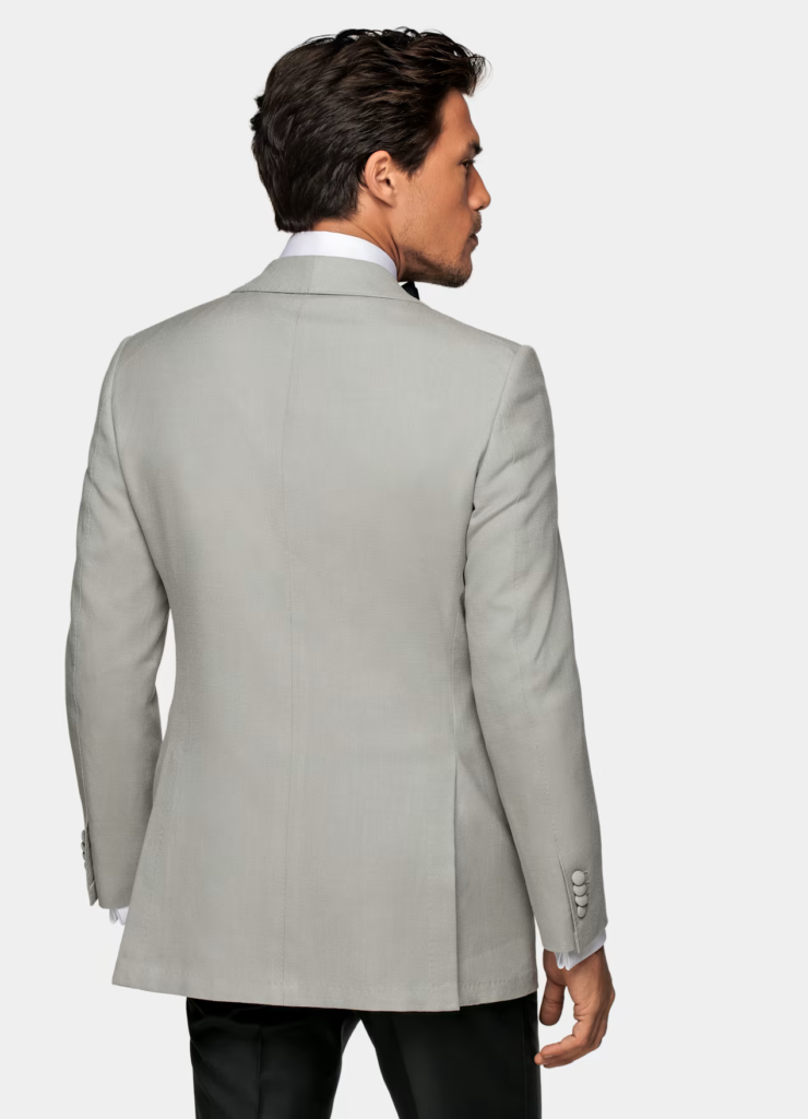 Suitsupply Light Grey Washington Tuxedo Jacket