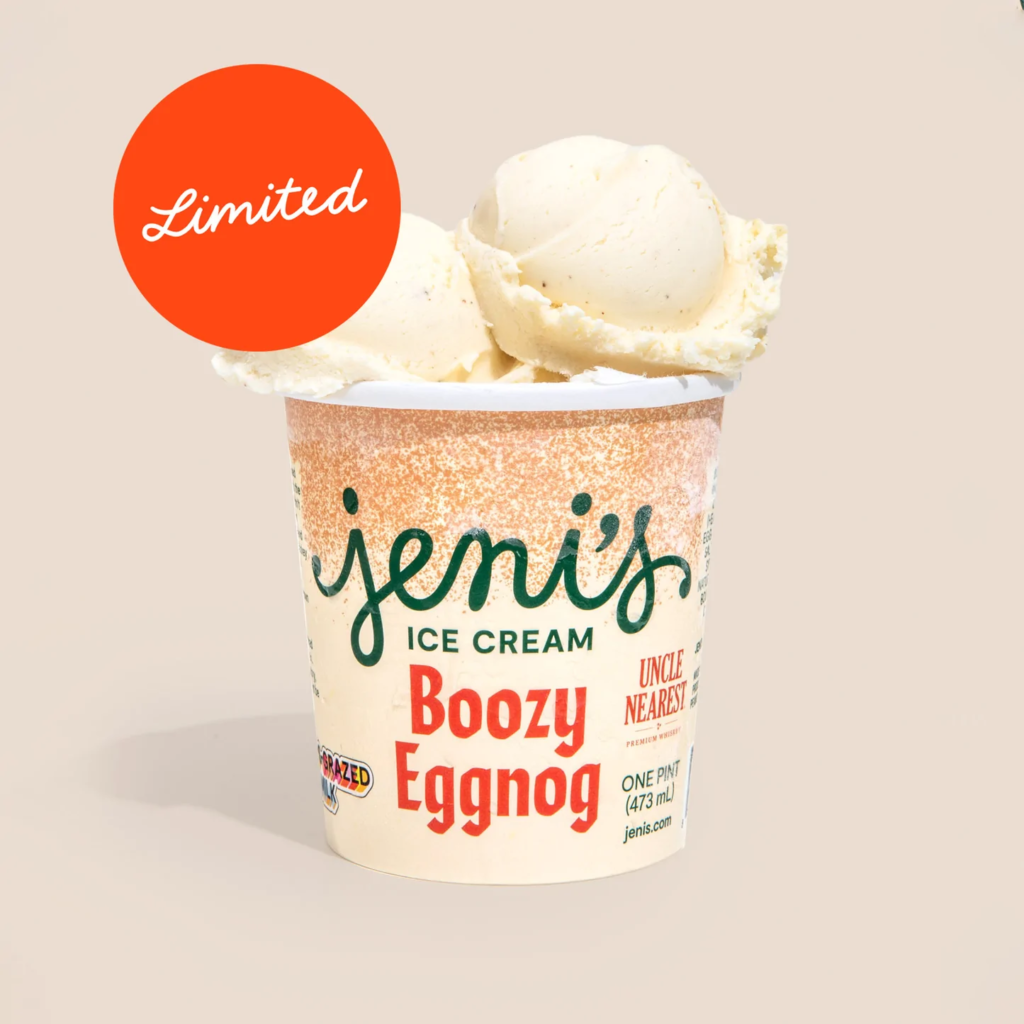 Jeni’s x Uncle Nearest Boozy Eggnog Ice Cream