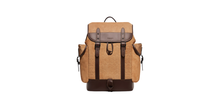 Coach Suede Hitch Backpack