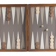 GioBagnara Leather Backgammon Set