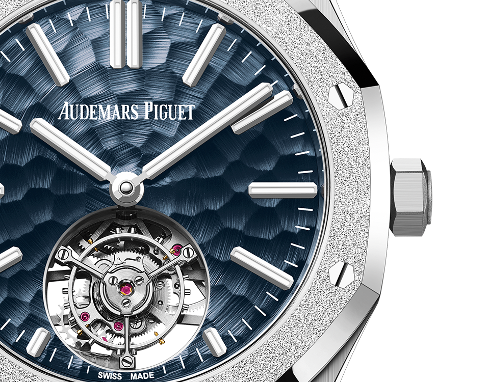 Audemars Piguet Dimpled Blue Royal Oak Watch