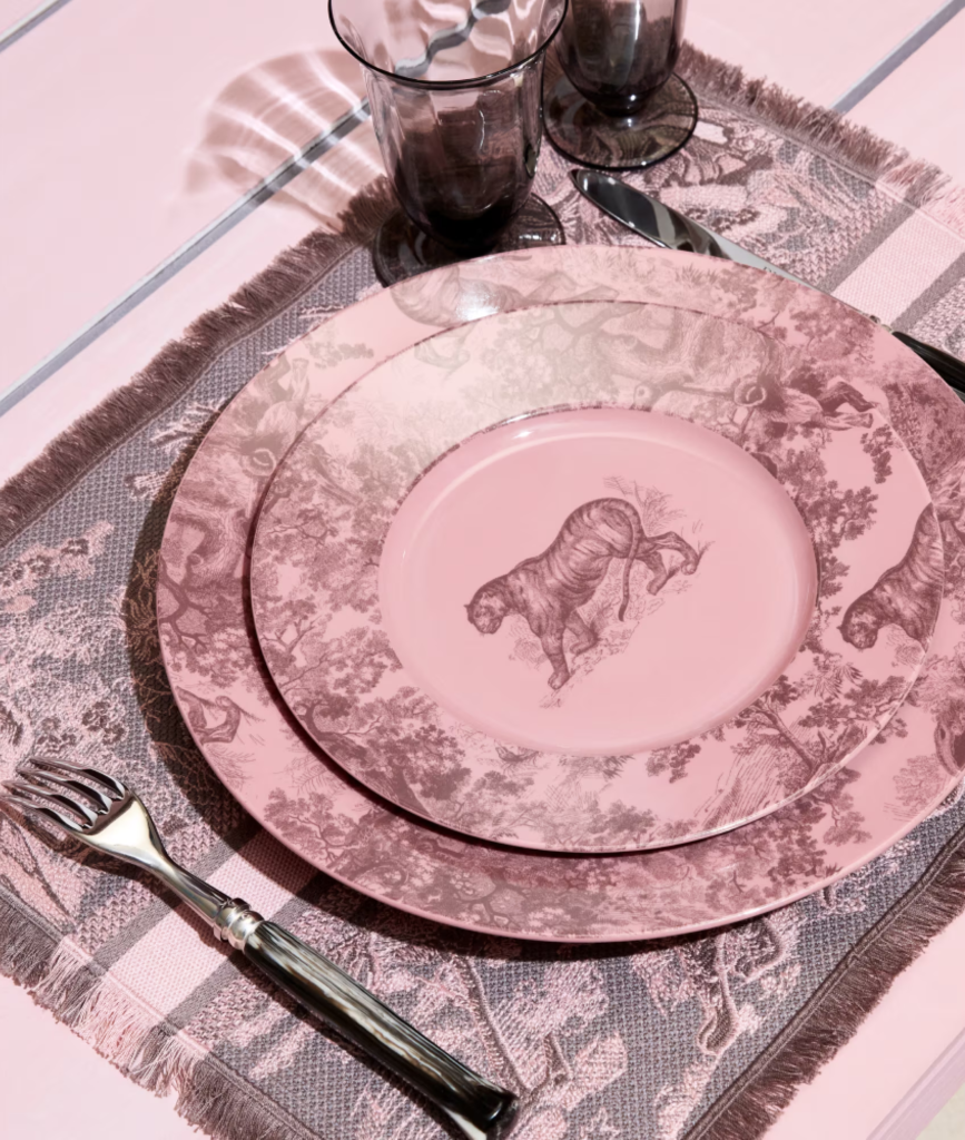 Dior Pink Riviera Placemat 