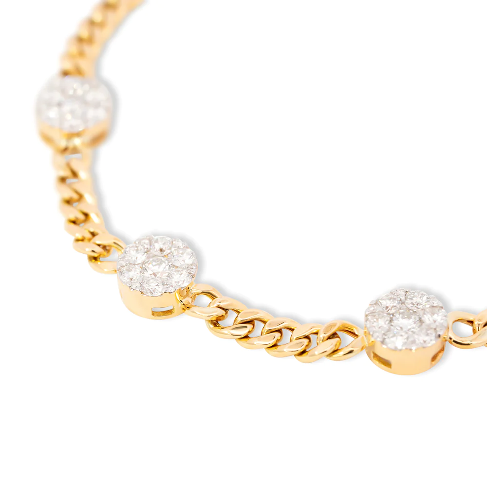 Greg Yuna Cuban Diamond Circle Bracelet