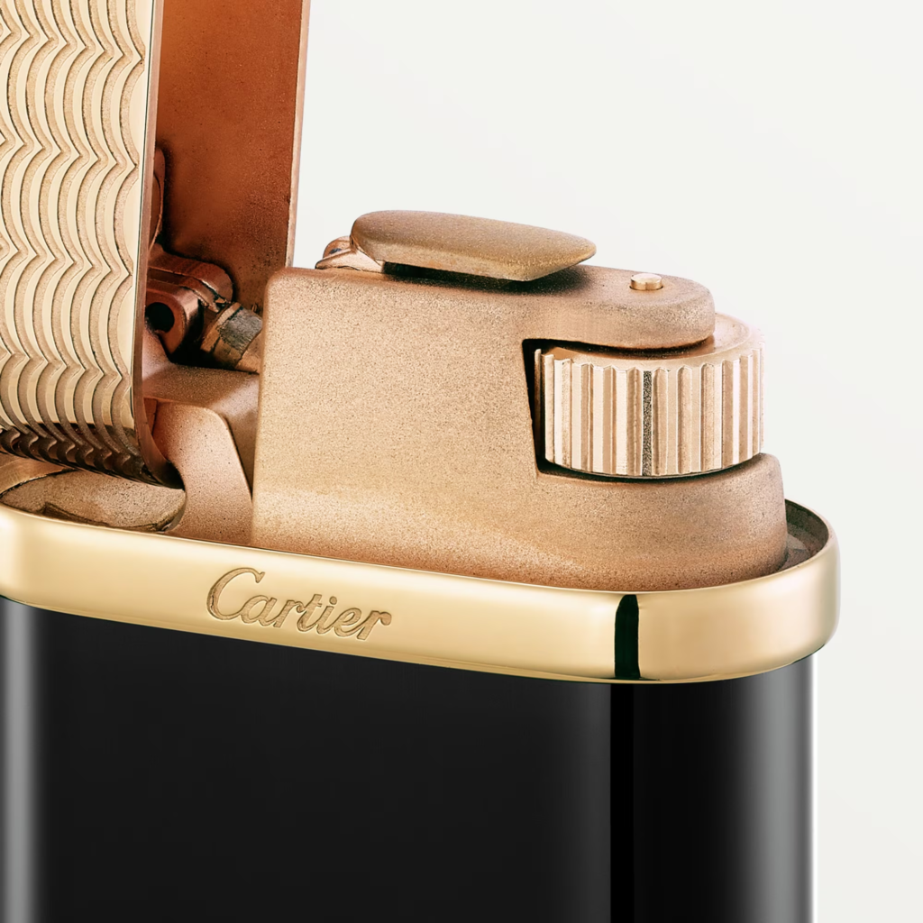 Cartier Oval Guilloché Décor Lighter