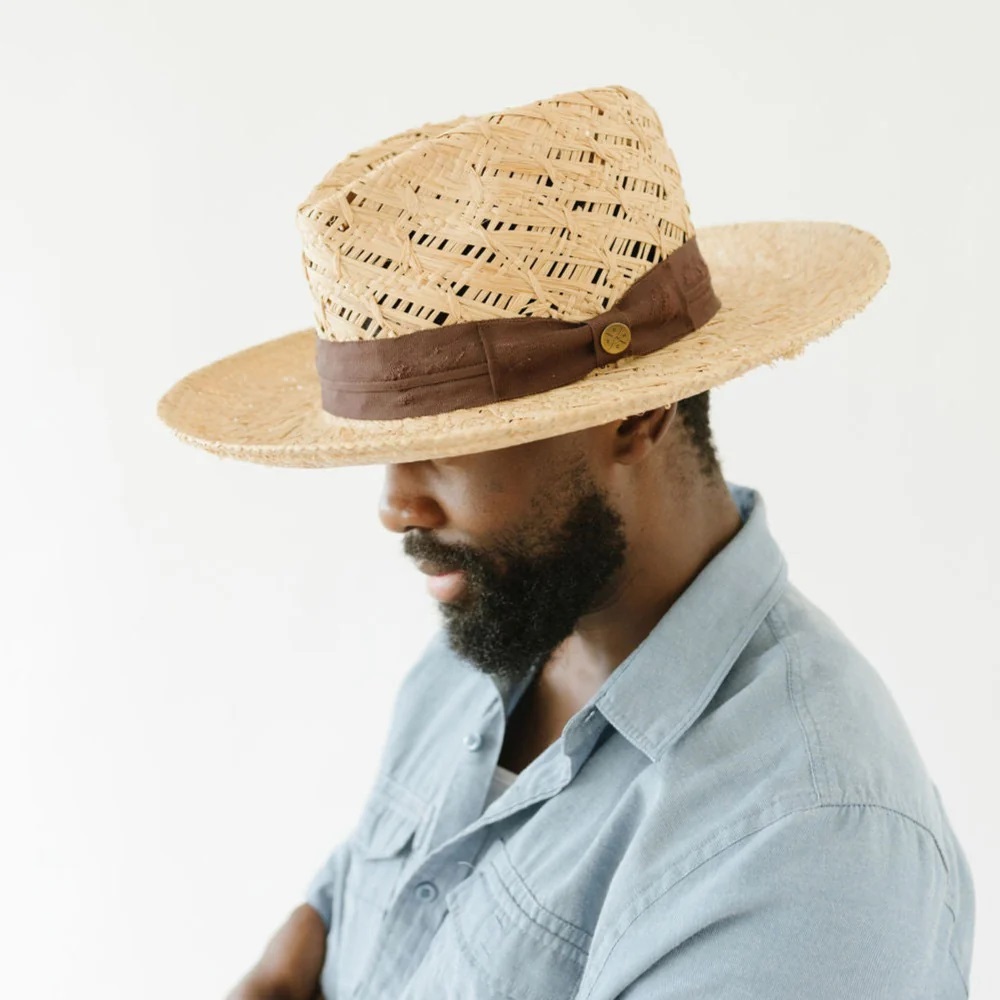 Two Roads Martinville Raffia Palm Fedora