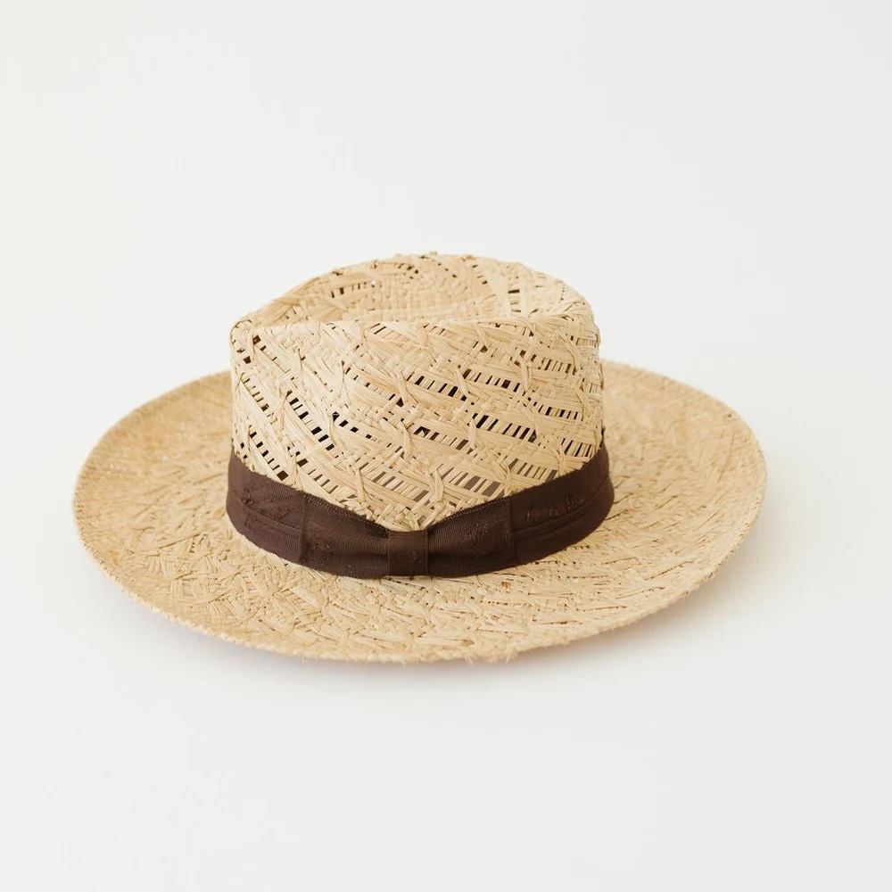 Two Roads Martinville Raffia Palm Fedora