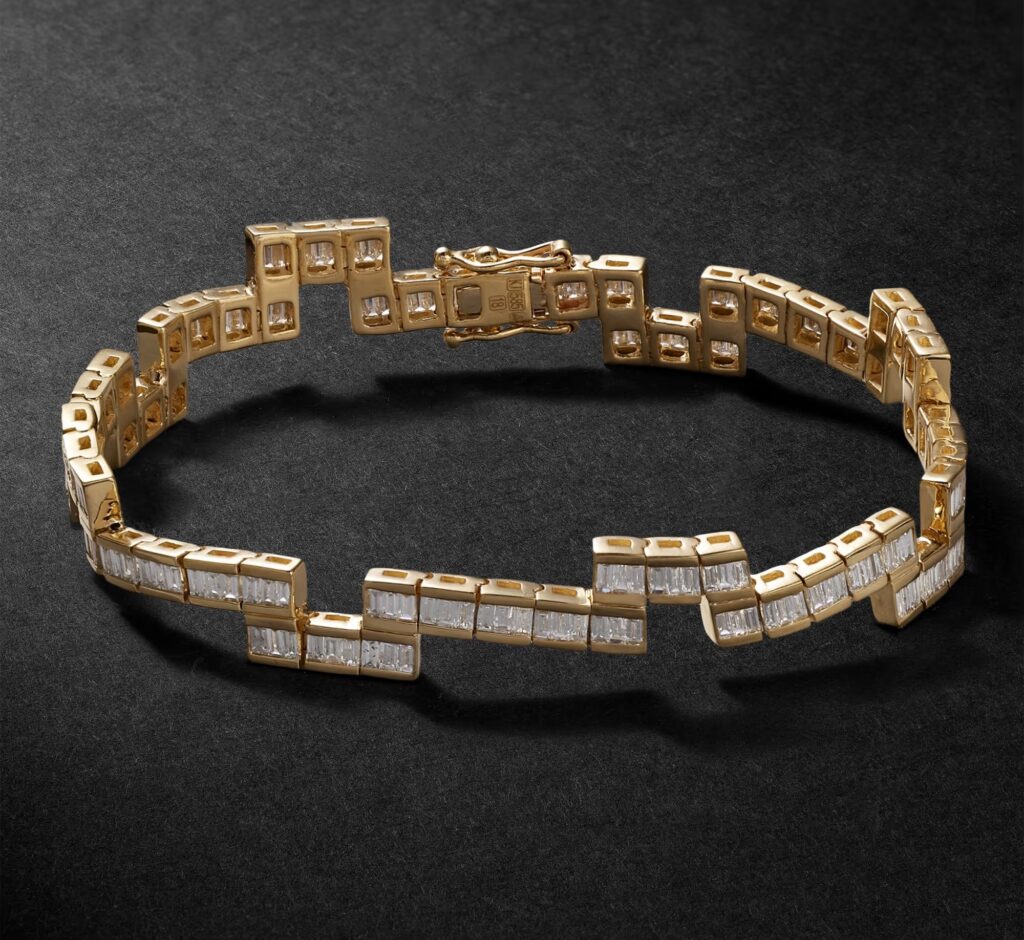 Kolours Jewelry Tetris Diamond Bracelet 