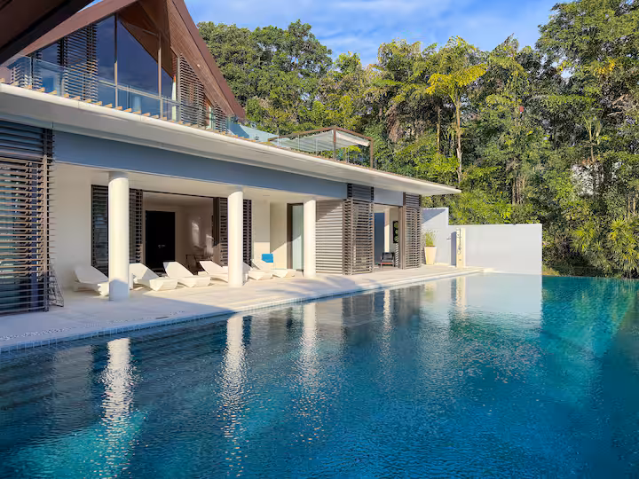 Villa Serenity Phuket luxury villa in Cape Yamu with infinity pool overlooking the Andaman Sea