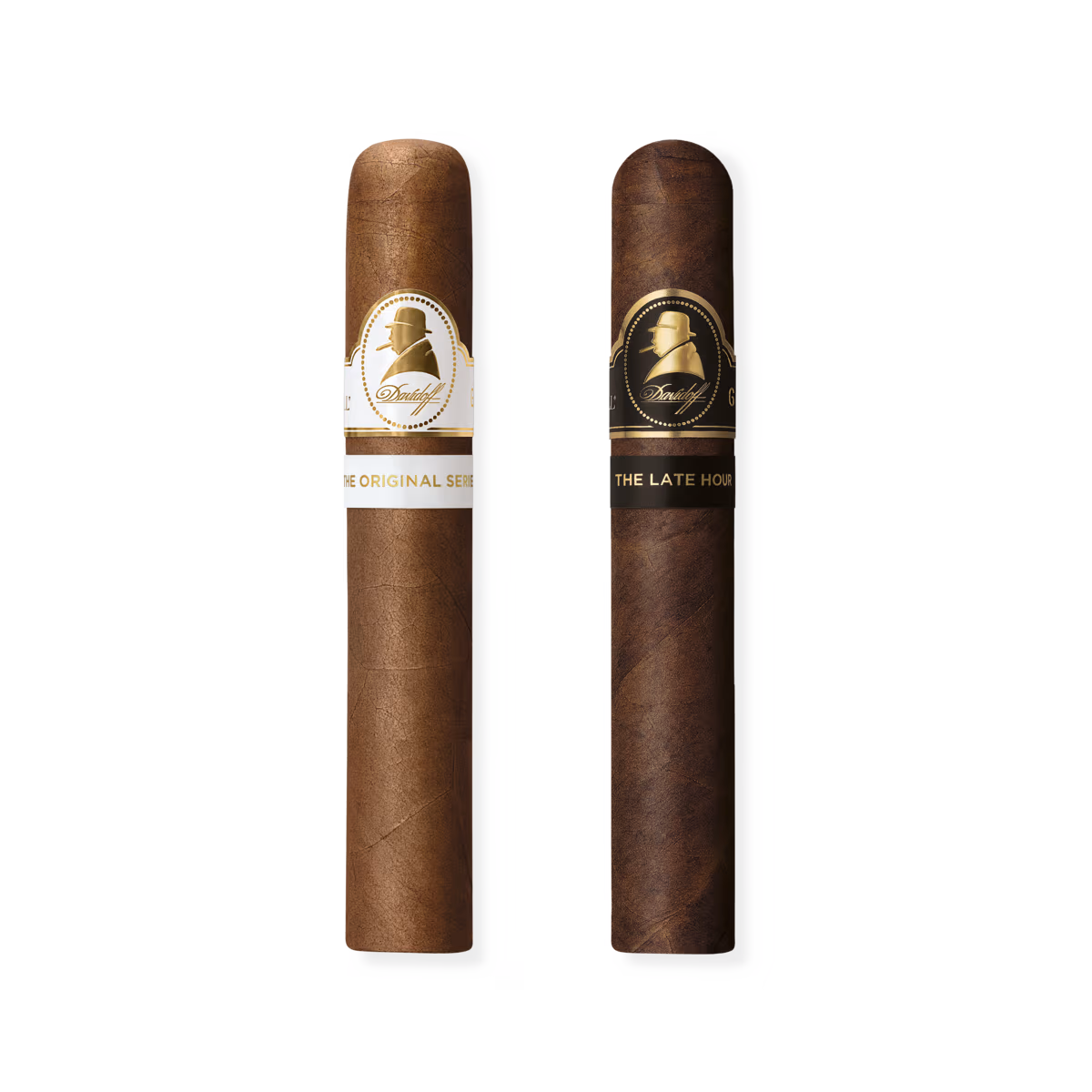 Davidoff Voyager’s Selection Winston Churchill box with cigars displayed