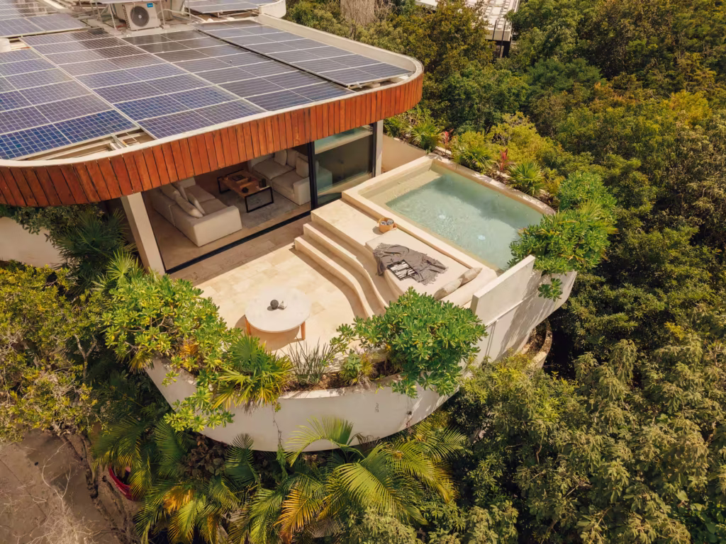 Luxury Tulum penthouse with private pool overlooking the jungle
